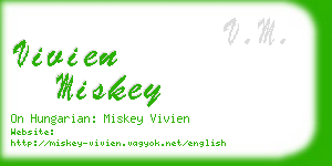 vivien miskey business card